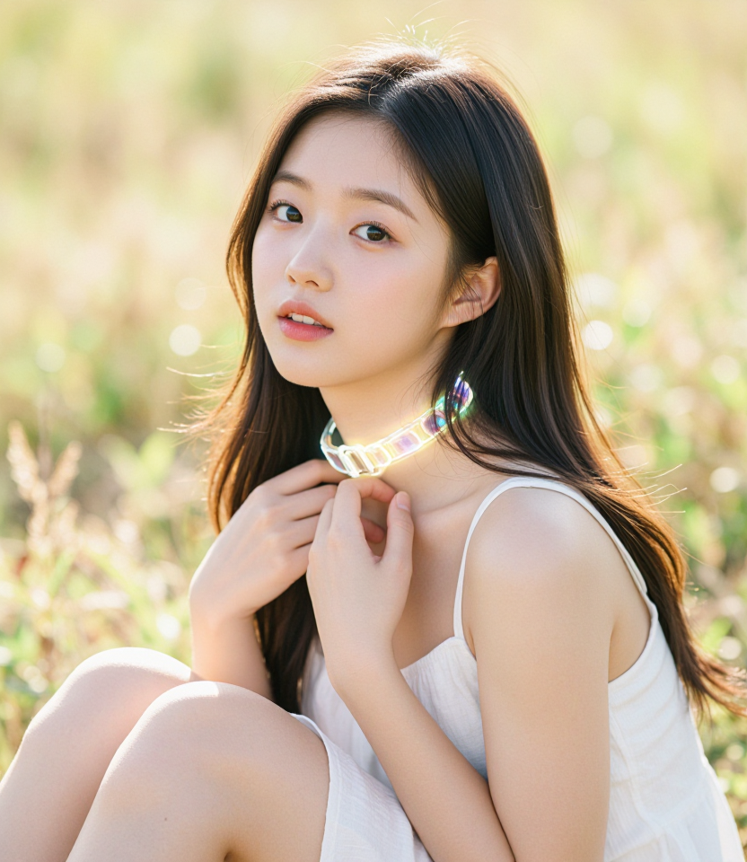 마법의 목줄을 한 소녀