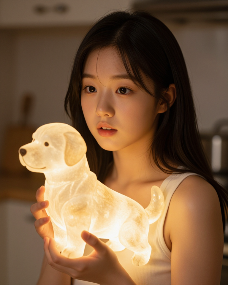마법의 빛나는 간식