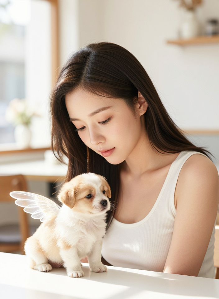 작은 친구와 함께