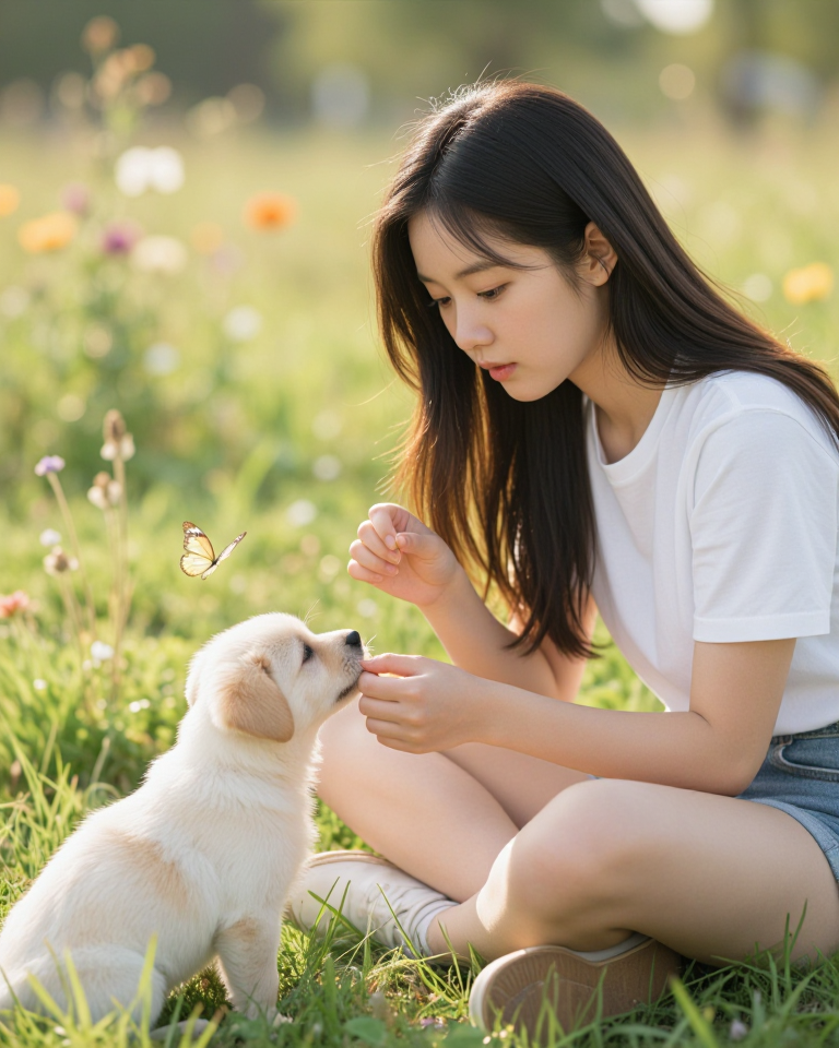 나비와 집중력 사이