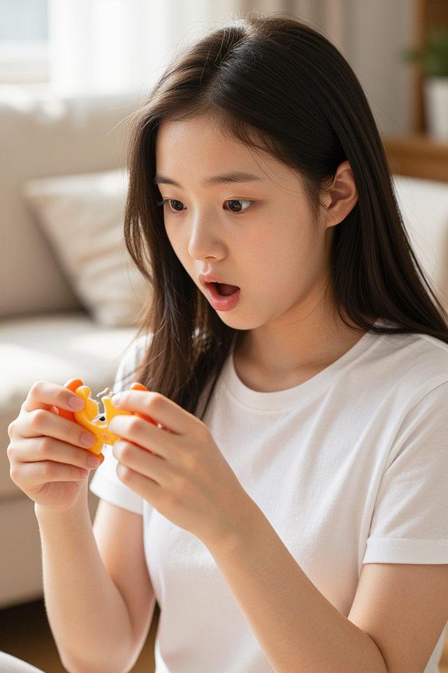 충격과 공포의 순간