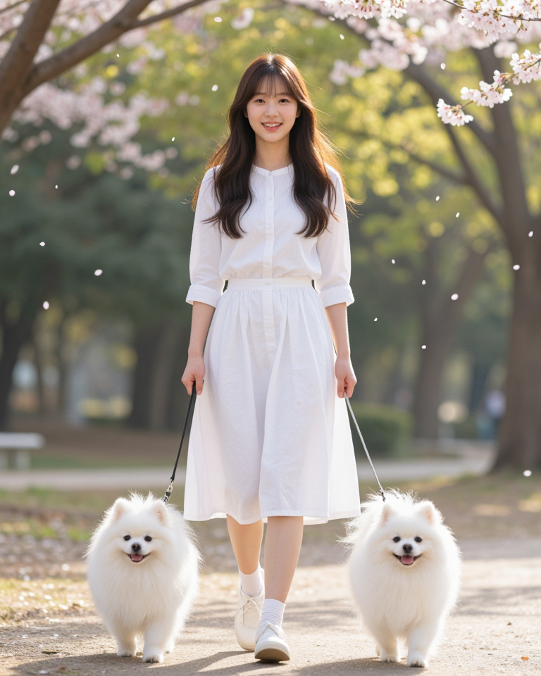햇살 아래 산책